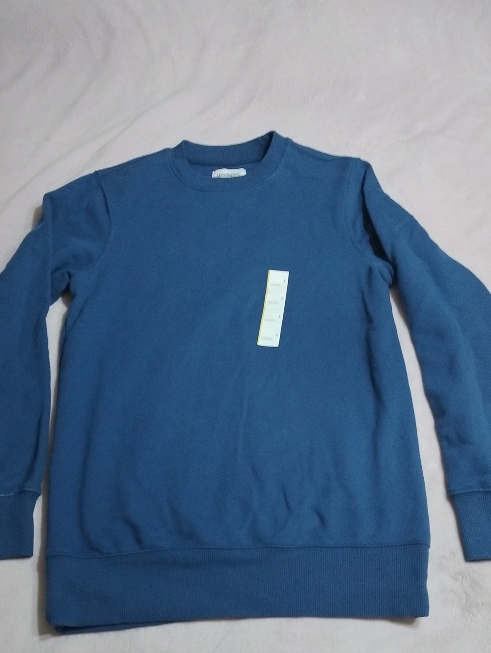 Men's Blue Crewneck Sweatshirt Small Goodfellow Long Sleeve Shirt